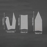 1 komplekt Tuhat paberist kraana nahast ripatsi akr&uuml;&uuml;list malli akr&uuml;&uuml;list joonistusega nahast ripatsi valmistamine 3pcs/set