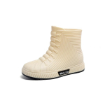 Moodsad naiste kummikud Kummikud Paks tald Moodsad Veekindlad T&ouml;&ouml;saapad Unisex Keskmise s&auml;&auml;rega Mugavad Libisemiskindlad Veekindlad Jalan&otilde;ud 36-44 36 black