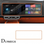 Juhtiva ideaalse LiXiang L7 L8 L9 2024 2024 autoekraani raami keskjuhtimisekraani silikoonkaane servakaitse kaitsev L0S9 jaoks