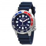 Citizen Promaster sukeldumispol&uuml;uretaanrihm, sinine numbrilauaga Eco-Drive BN0168-06L 200M meeste k&auml;ekell