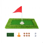 Ujuv golfiroheline matt pallid tii harjutuspadi l&ouml;&ouml;gimatt chipimiseks kunstlik