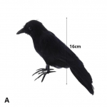 Simuleeritud Must Vares Rekvisiidid Looduslik Kahjurit&otilde;rje Aia Kaunistus V&auml;liskaunistus Halloweeni Pidutsemine &Otilde;udne Loomarekvisiidid