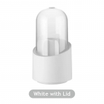 P&ouml;&ouml;rlev meigipintsli hoiukarp kaasaskantav multifunktsionaalne tolmukindel lauaarvuti huulepulga varjude kosmeetikahoidik valge