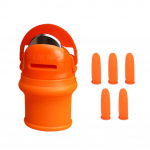 S&otilde;rmekaitse silikoonist p&ouml;idla l&otilde;ikamisnuga kaitse hammasrattad K&ouml;&ouml;giviljade koristusnuga pigistamine taime tera k&auml;&auml;rikinnas