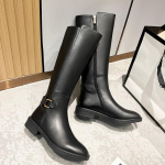 Naiste Saapad Mood S&uuml;gis PU Nahast Saapad Botas Naine Venivad Mustad Rooma P&otilde;lvpikkusega Kingad Pluss Suurus 35-43 Zapatos De Mujer 35 must