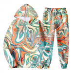 Meeste kapuutsiga spordidress, Unisex, kaheosalised jooksuriided, pikkade varrukatega pulloverid, pusad ja dressip&uuml;ksid M ts&uuml;aan