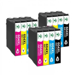 Cartouche d'encre - GREENSKY - 604XL - Pack de 12 - Compatible avec EPSON - Rendement jusqu'&agrave; 500 pages