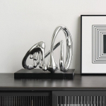 Abstraktne kuju Minimalistlik skulptuur kingitus Loov lauaplaadi kaunistus Dekoratiivne ornament