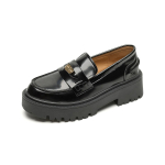 Tursked platvormiga jalan&otilde;ud naistele PU-nahast k&otilde;rvatalla tald Penny Loafers jalan&otilde;ud Naiste libisemiskingad Mugavad kleitjalatsid vabaaja &auml;rit&ouml;&ouml; kontorijalatsid 35 must