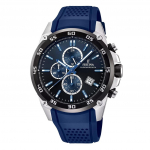 Festina The Originals Kronograaf Kummist Rihm Sinine Kellaplaat Kvarts F20330-A 100M Meeste K&auml;ekell sinine