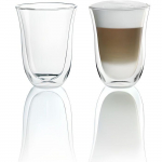 Lot de 2 tasses Latte Macchiato - DELONGHI - Contenance 33 cl - Double parois