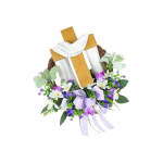 Garlandi &otilde;nnelik lihav&otilde;ttep&auml;rg v&auml;lisukse jaoks kodu v&auml;likaunistamiseks 40cm