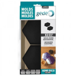 Moule en silicone - PEBEO - Hexagonal - 2 pcs - Noir - Loisirs cr&eacute;atifs