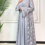 Ramadani Eid Palve Pitsist Abaya Kaheosaline Komplekt Sisemine Kleit Naiste Kellukas Varrukatega Pikk Abaya Kaftan Djellaba Dubai Pidu Vestidos XL hall
