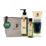 Pilgrim Amazonian Patu&aacute; Hair Essentials rituaal s&auml;risevatele juustele |Patu&aacute; juukse&otilde;liga (115 ml) + Keratiini &scaron;ampoon (200 ml) + Keratiini palsam (200 ml)