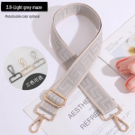 Reguleeritav Crossbody triibuline kotirihm &ndash; mitmek&uuml;lgne, lai asendusrihm Light Gold Buckle