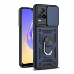 Push-kaamera soomus&uuml;mbris Vivo V21 V21E Vivov21 E Vivov21E 4G 5G automagnetilise hoidiku r&otilde;ngastatiivile p&otilde;rutuskindel kaitsekate V21E 4G