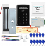 RFID 125KHz kaardilugeja parooliga juurdep&auml;&auml;sukontrollis&uuml;steem 180KG elektromagnetlukk