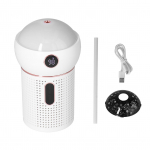 630 ml suure mahutavusega &otilde;huniisutaja &uuml;he pihustiga 360 kraadi projektsioon niisutaja koduse auto USB jaoks valge