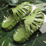 Monstera Slaidid Meestele Suvised Naiste V&auml;lisussid Eva Soft Forest Camping Trend Unisex Slides Rannajalatsid Kodusussid 35-36