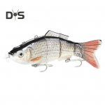 13.5CM/39.3G/54G Elektriline Mitme Liigendiga Kalastuslandiga Ujukiga USB Laetav LED Helendav Ujumiss&ouml;&ouml;t Robotlik Kunsts&ouml;&ouml;t Kalastustarvikud B