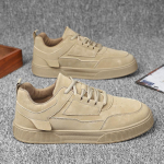 Meeste tossud Trendikad Paelad Hallid Vabaajajalatsid Lihtsad Paksude Taldadega Mugavad Vulkaniseeritud Jalan&otilde;ud Meestele Zapatillas De Hombre 39 khaki