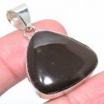 Natural Polychrome Jasper Gemstone 925 Sterling Silver Pendant 1.62 b3q10