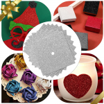 12 Pieces Construction Paper 9.8 x Craft DIY Graduation Cap Decorations Kit black