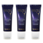 FarmStay Black Snail & Peptide 9 Facial & Neck Roller Serum (100ml / 3.38 fl.oz.) (3 Options) #100ml x 3pcs