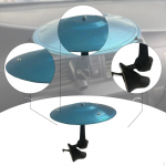 Car Cymbal Air Vent Clip on Compact Drum Stainless Steel for Music Lovers Drivers 155 mm