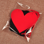 3M Pull Flower b&auml;nner Lausriie I LOVE YOU Punased S&uuml;damed Pulmakaunistus Bunting MIT