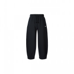Nike Sportswear Phoenix Fliis &Uuml;hev&auml;rvilised Keskmise V&ouml;&ouml;kohaga Moodsad Mitmek&uuml;lgsed Fliisist Kitsenevad Vabaaja P&uuml;ksid Naiste Alaosad Must Sail-White HJ0899-010 S