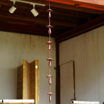 Seenekujuline kellukese disain vihmaveerenn, vee suunaja, asendus vihmaveetorudele, 51,2 pikkus, kodu dekoratsioon