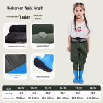 Laste veekindlad PVC-p&uuml;ksid kalastamiseks ja merep&uuml;&uuml;giks - &Uuml;hes t&uuml;kis varustus 34/35 (Inner Length 21.5CM)