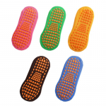 5 paari/komplekt meeste libisemiskindlad puuvillased sokid naistele lastele suvised naljakad batuudi jooga libisemiskindlad pahkluu l&uuml;hisokid partii Kids (27-32)M