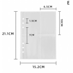 A5-tolline 3-tolline v&auml;ike kaardihoidik, t&auml;hemustriline pl&uuml;&uuml;sis fotoalbumi k&ouml;itja fotokaartide kollektsiooni raamatud lahtiste lehtedega fotokaardihoidja