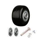 Kohvri rattad K&auml;rukohvri rattad Pagasi rattad Paindlikud pagasi kohvri p&ouml;&ouml;rlevad rattad H&auml;&auml;letud kohvri asendusrattad 4