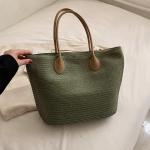 Moodne k&auml;sitsi kootud &otilde;lgedest &otilde;lakott Suure mahutavusega rahakott ja k&auml;ekott naistele vabaaja suvereiside ja puhkusereiside ostukott 34x14x30cm