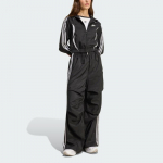 Adidas SS25 Adilenium Spordiseeria Team Star Triibuline T&otilde;mblukuga Mugav Pikkade Varrukate Jakk Naiste jakid KE9786 XS