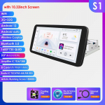 10,33-tolline autoraadio Ossuret 1DIN puuteekraan 360&deg; p&ouml;&ouml;ratav Android 13 GPS S1 8Core 3G 32G AI