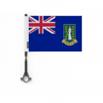 Drapeau &ndash; mitmev&auml;rviline &ndash; &Icirc;les Vierges Britanniques &ndash; 5 t&uuml;kki &ndash; 14 x 21 cm &ndash; pol&uuml;ester
