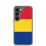 Coque T&eacute;l&eacute;phone &ndash; Samsung &ndash; Galaxy S23 Plus &ndash; Drapeau Roumanie &ndash; Supp &ndash; Mitmev&auml;rviline