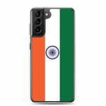 Coque T&eacute;l&eacute;phone &ndash; Samsung &ndash; Galaxy S21 Ultra &ndash; Drapeau Inde &ndash; Supp &ndash; Mitmev&auml;rviline