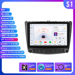 Hizpo 4G Intelligentsne Autoraadio 2Din Android 14 Autoraadio Lexus IS250 IS300 IS200 IS220 IS350 jaoks Multimeedia Video M&auml;ngija Navigatsiooni GPS Peaseade S1 8Core 3G 32G AI