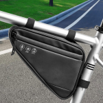 Bicycle Triangle Bag Storage Reflective Tool Accessories Pouch under Seat Strap on for Road