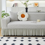 Žakardi volang&auml;&auml;rega diivanikate - Universaalne sobivus k&otilde;ikideks aastaaegadeks Two-seater 145-185cm