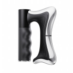 Uus elektriline k&uuml;tte-fasciak&auml;&auml;rid lihasl&otilde;&otilde;gasti LCD-vibratsioonimasseerija soojendav keha t&otilde;stev tera kammimassaaživahend must