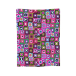 Heegeldatud Tekk Vanaema Ruudud Vintage Tekid Soe Flanellist Visketekk Voodikate Voodi Elutuba Piknik Reisimine Kodu Diivan 40x50in