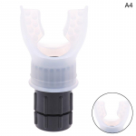 Hingamistreener Kopsurespiraator Fitnessivarustus Hingamisteede Silikoon K&otilde;rgm&auml;estiku Treening V&auml;lis&otilde;hu v&auml;ljahingamise Treeningt&ouml;&ouml;riist