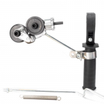 Elektriline puurplaadi l&otilde;ikuri kinnitus, kahepealine rauast metallist lehtl&otilde;ikur, stantsik&auml;&auml;rid tasuta l&otilde;ikeriistad